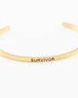 Pulsera ajustable con frase