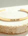 Pulsera ajustable con frase