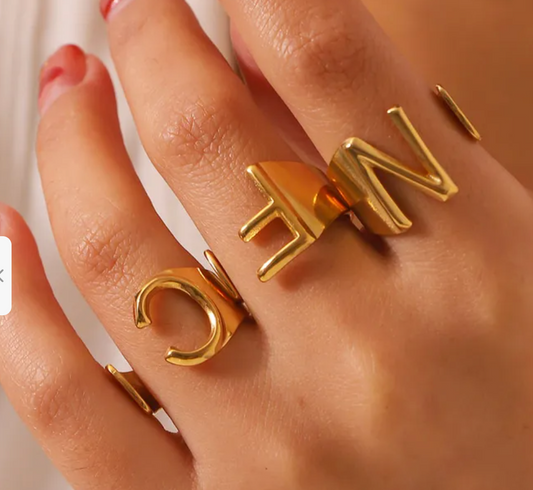 anillo letras