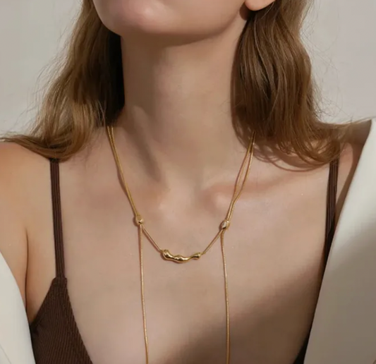 Collar largo ajustable