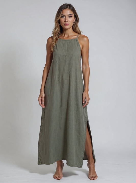 Vestido largo tirantes