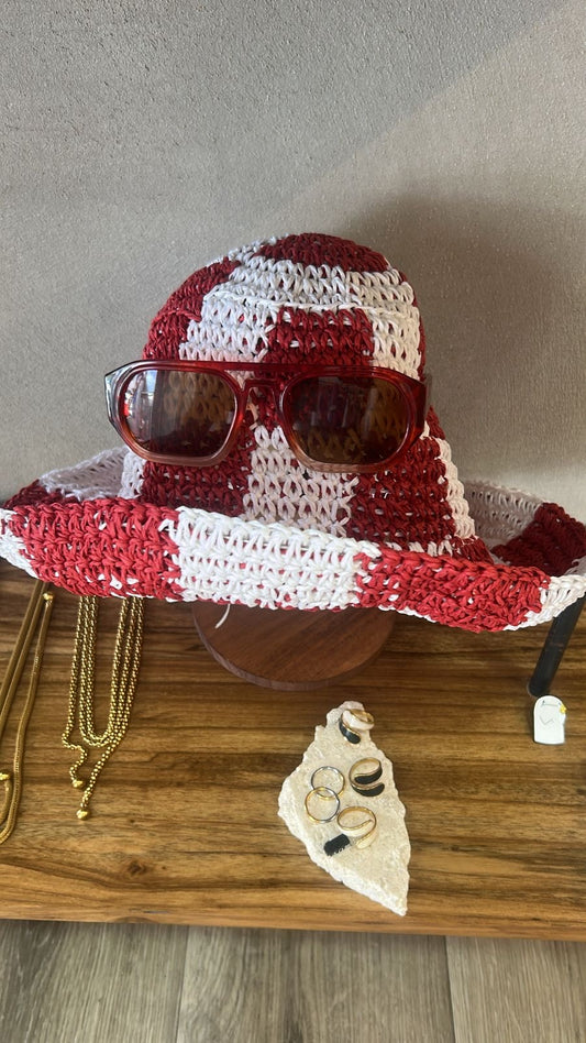 Sombrero cuadros