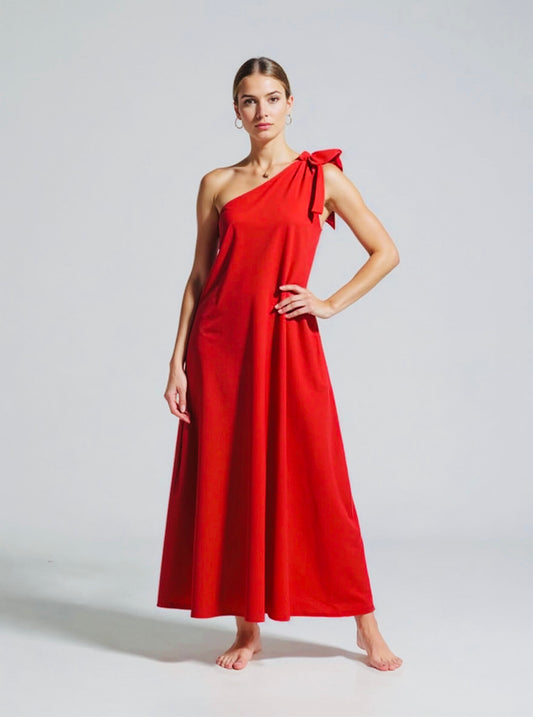 Maxi dress de un hombro