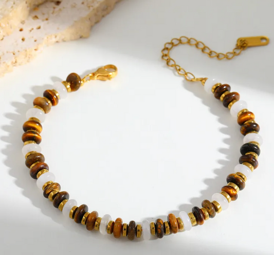 Brazalete piedra plana