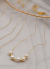 collar cuatro perlas