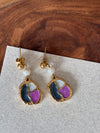 Aretes acuarela