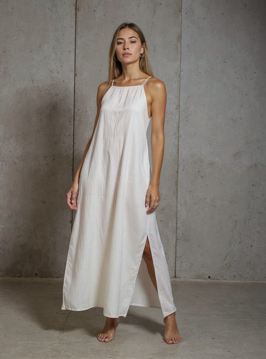 Vestido largo tirantes