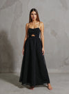 Maxi dress cut-out