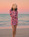 Vestido Mesh Floral transparente hecho en Costa Rica - cuerpo entero